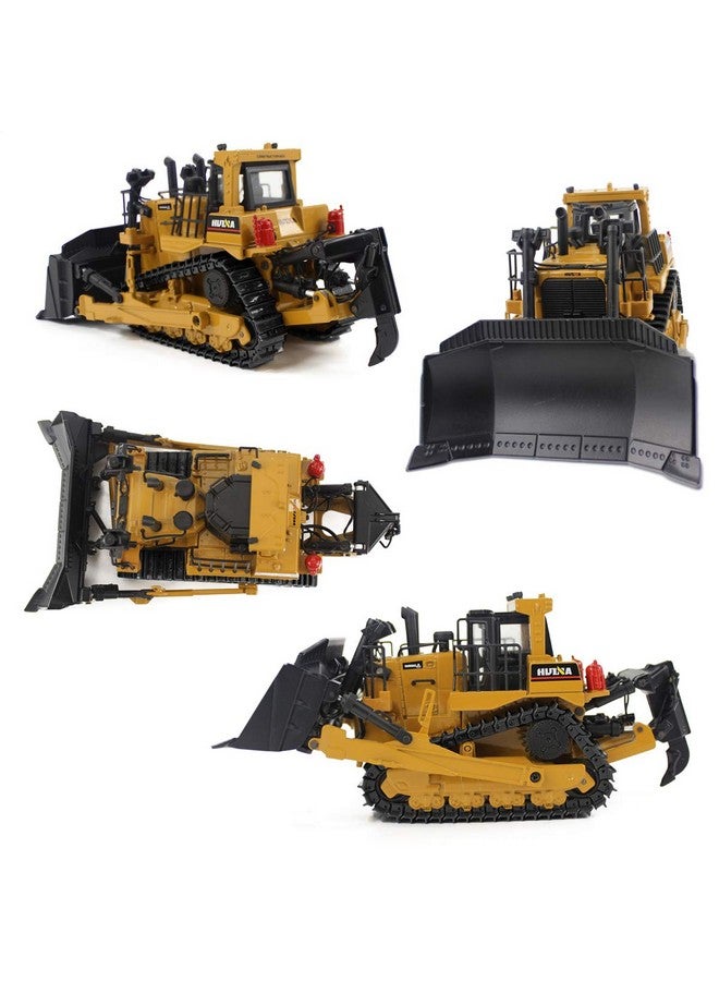 fisca 1/50 Diecast Bulldozer Model Metal Construction Vehicle Toy - Image 5
