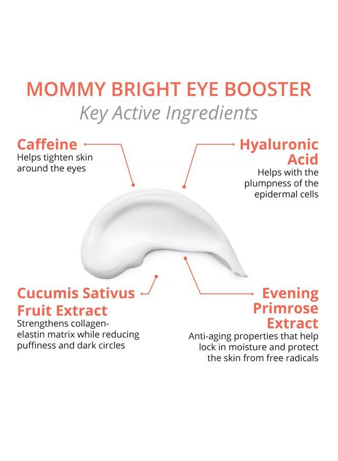 Visha Skincare Mommy Bright Eye Booster - Safe for Pregnant and Nursing Women to Dramatically Reduce Eye Puffiness and Minimize the Appearance of Dark Under-Eye Circles - Image 3