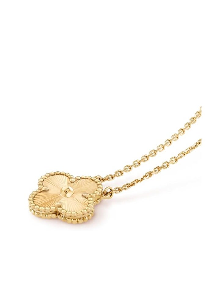 Generic Stainless Steel Leaf Clover Necklace for Women-Stainless Steel Jewelry Gift for Women  - Image 2
