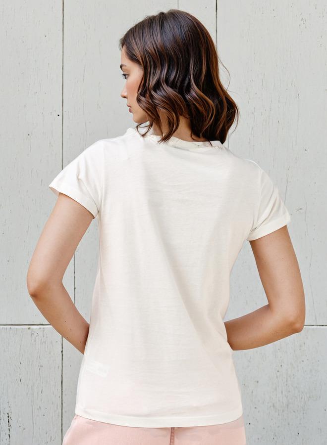 SP Characters Mickey Mouse Print T-shirt with Crew Neck - Image 3