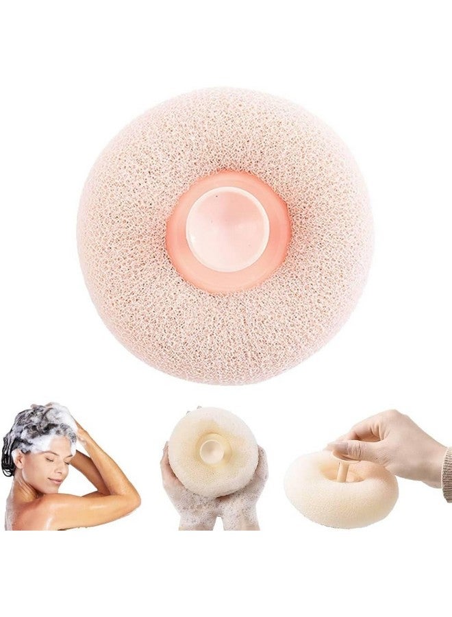 Multicolor Round Loofah Bath Ball, Exfoliating Bath Sponge Scrubber with Suction Cup, Super Soft Cleaning Brush All Type of Skin of Men, Women, Babies, Kids Exfoliating Bath Shower Sponge (1 Piece) - Image 4