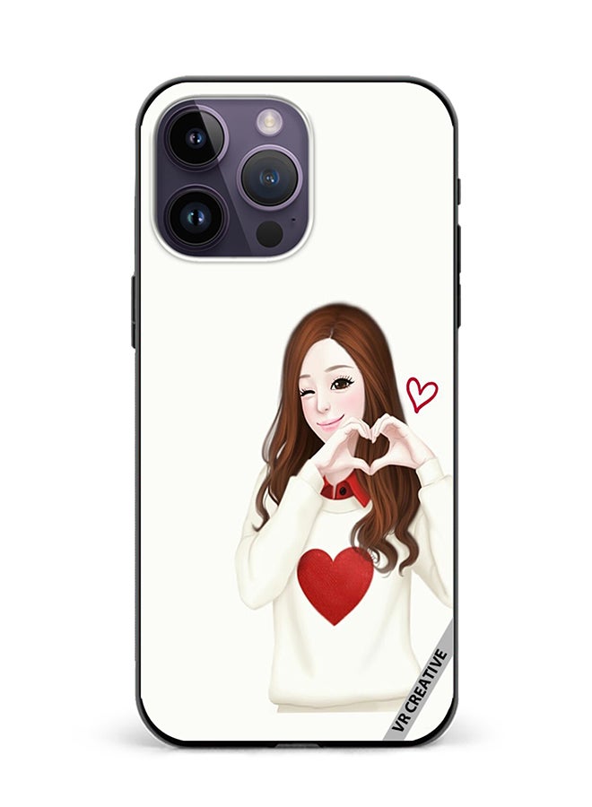 VR CREATIVE Protective Case Cover For Apple iPhone 16 Pro Max Lucy Design Multicolour
