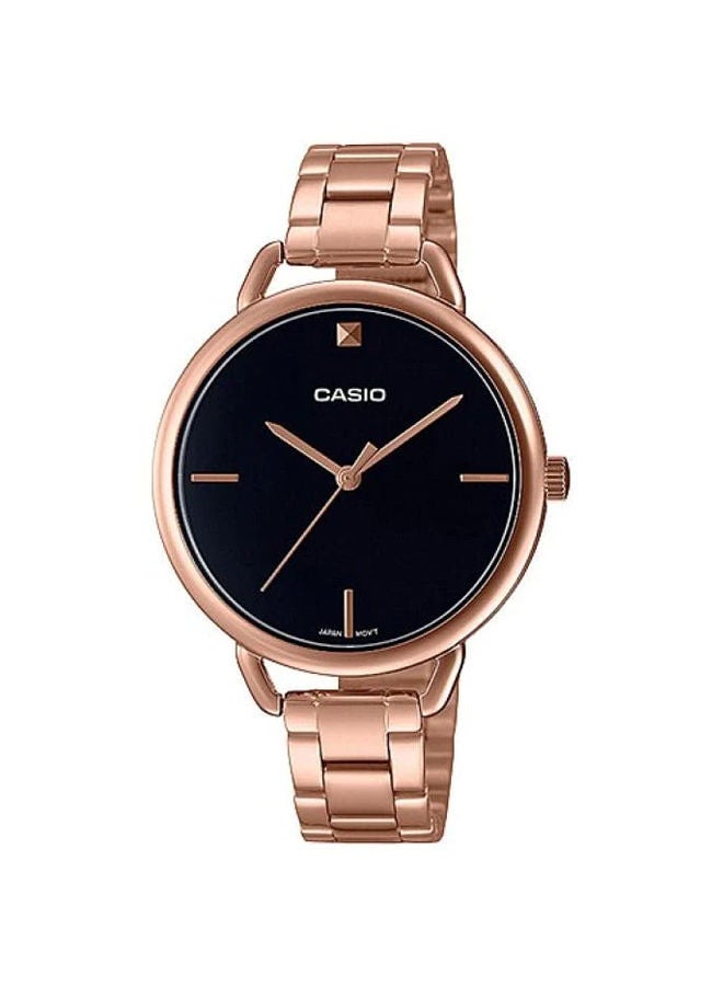 CASIO Stainless Steel Analog Watch LTP-E415PG-1CDF - Image 1