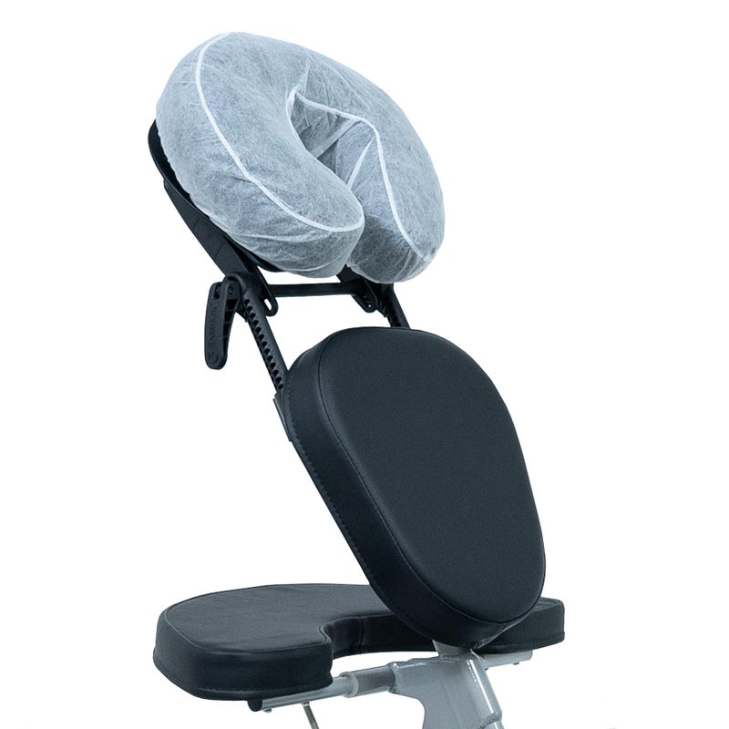 EARTHLITE Fitted Disposable Face Cradle Covers – Medical-Grade, Soft, Non-Sticking Massage Headrest Covers for Massage Tables & Massage Chairs (50 count) - Image 5