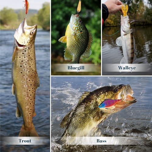 VTYEPOU Fishing Advent Calendar 2025 for Men - Fishing Lures Kit with Tackle Box Advent Calendar for Fisher Teen Boys - 2025 Xmas Holiday Surprise Gift for 24 Days Christmas Countdown - Image 5