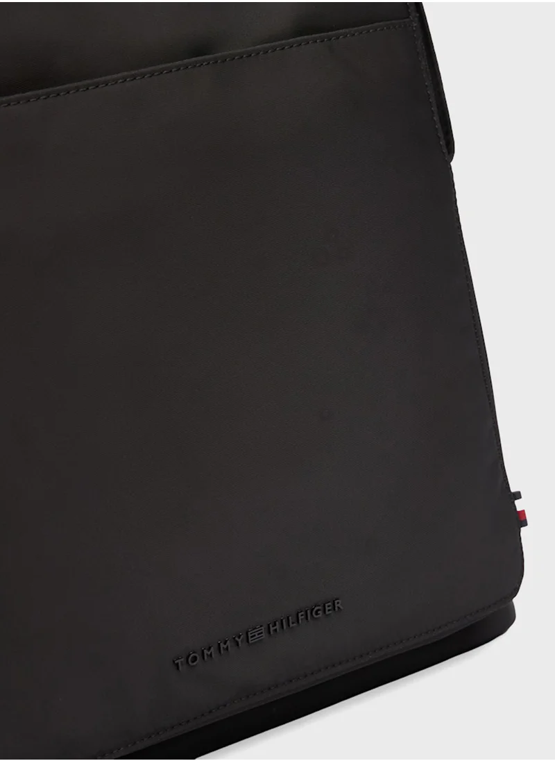 TOMMY HILFIGER Textured Logo Dome Backpack