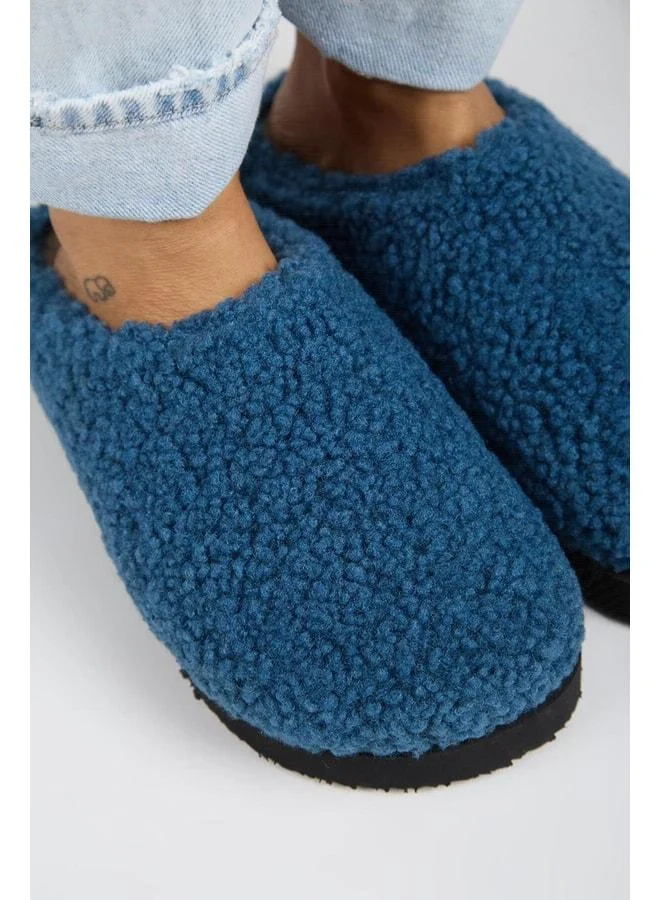 Manijero  (Orlina) Women's Tedy Sabo Platform Night Blue Slipper. for Women | Best Price UAE