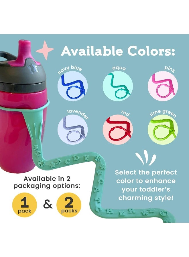 Brilli Baby Cup Catcher 2 Pack Patented Safety Tether Strap - Image 3