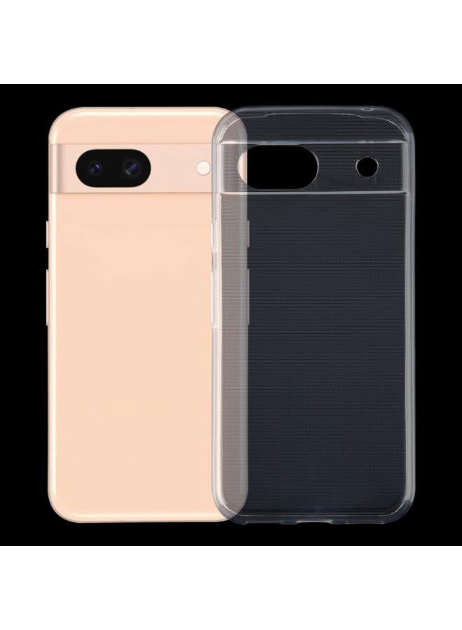 زبون جراب لهاتف Google Pixel 8a جراب هاتف TPU شفاف فائق النحافة - Image 1