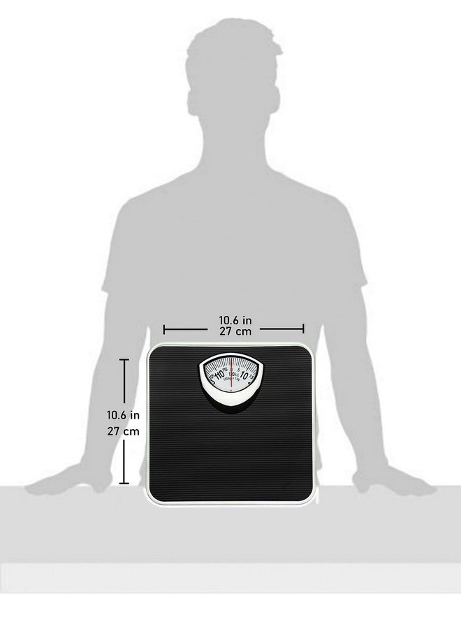 GVC Analogue Personal Health Check Up Fitness Weighing Scale (Black) - Image 2