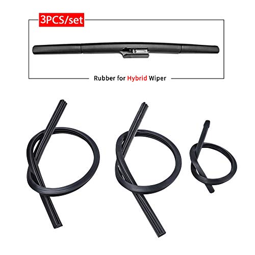 OTUAYAUTO Replacement for Honda CRV 2012-2016, OTUAYAUTO Windshield Wiper Blade Refills - Replace OEM: 76622-STK-A02, 76632-STK-A02, 76732-T0A-003 - Image 2