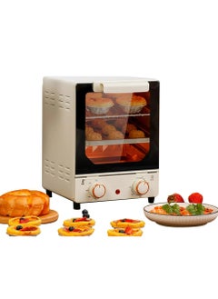SILVER CREST Toaster Oven 3-Tier Vertical Oven Air Fryer Combo Smart Convection Oven Countertop 15L with Bake, Grill, Broil, Roast, Dehydrate  - Image 1