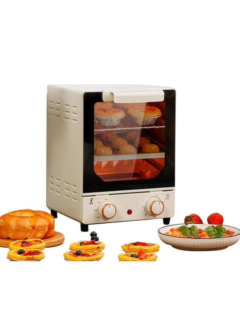 Toaster Oven 3-Tier Vertical Oven Air Fryer Combo Smart Convection Oven Countertop 15L with Bake, Grill, Broil, Roast, Dehydrate