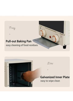SILVER CREST Toaster Oven 3-Tier Vertical Oven Air Fryer Combo Smart Convection Oven Countertop 15L with Bake, Grill, Broil, Roast, Dehydrate  - Image 4