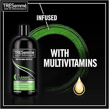 Tresemme شامبو تريسمي ريبليش كلينس مع فيتامين C للشعر الدهني 900 مل عبوة من 3 - Image 3