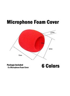 rocooart 6 Pack Microphone Cases, Handheld Thick Foam Microphone Cases Suitable for Most Types of Microphones, Simple Case, Suitable for Xiaomi Redmi, ABS  - Image 5