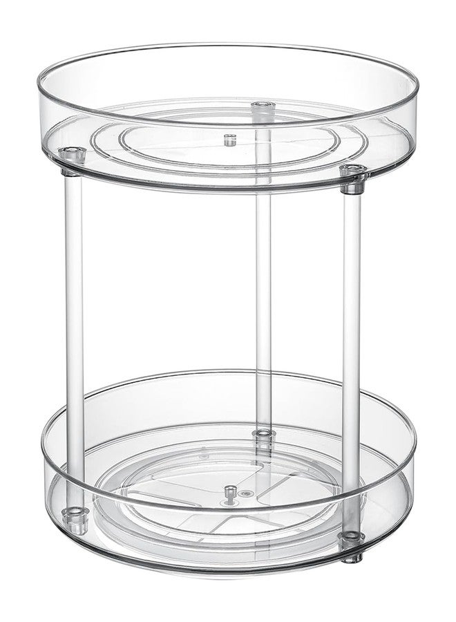 ShelfShaper Clear Lazy Susan Organizer, Rotating Kitchen Pantry Organization and Storage, Medicine Cabinet Organizer, Lazy Susan Turntable Organizer for Cabinets, Bathroom, Refrigerator, Dresser, Spice Organizer - Image 1