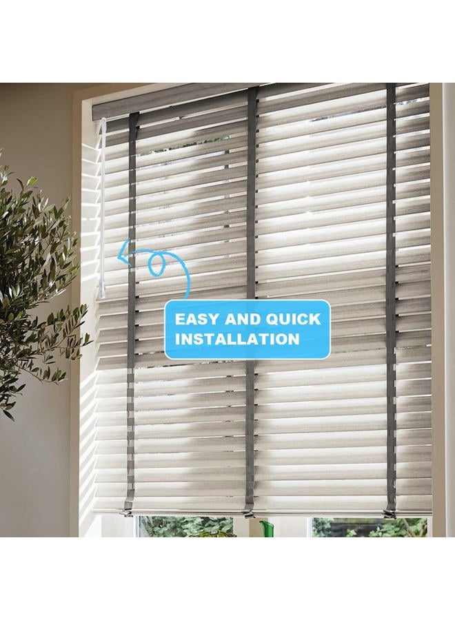 SNOMEL 2 Pieces 14 Inches Blind Wand, Window Blind Tilt Rod, Vertical Wand Control Handle Stick, Clear Blind Tilt Wand Replacement with Hook and Grip, Blinds Opener Accessory - Image 4