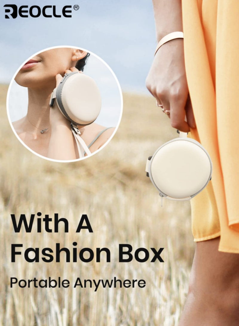 ريوكل 2 قطعة نظارات شمسية نسائية قابلة للطي الصيف للحماية من الأشعة فوق البنفسجية مادة الراتنج تصميم خفيف الوزن مع صندوق قابل للطي متخصص للحماية من أشعة الشمس والأزياء اليومية - Image 5