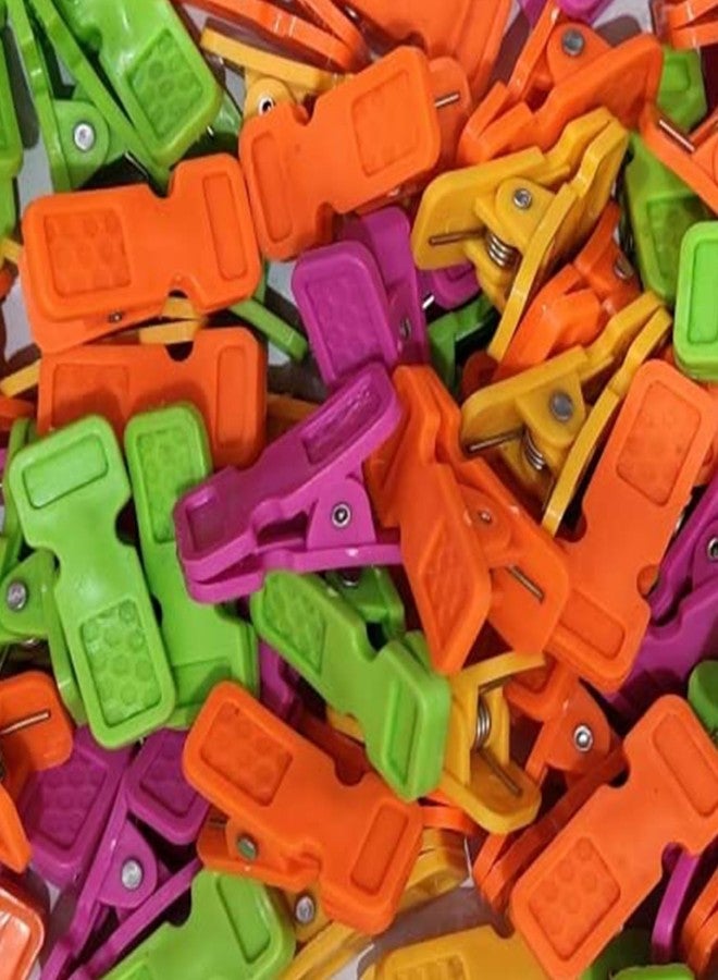 Carrot - Cloth Clips Pegs for Drying Clothes - Multipurpose Clothes Pins for Indoor and Outdoor Use - Strong and Durable Clips for Clothes Drying, Hanging, and Organizing (Pack of 60) - Image 4