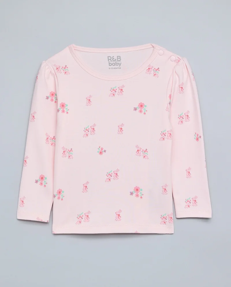 R&b Printed Top and Pant Set