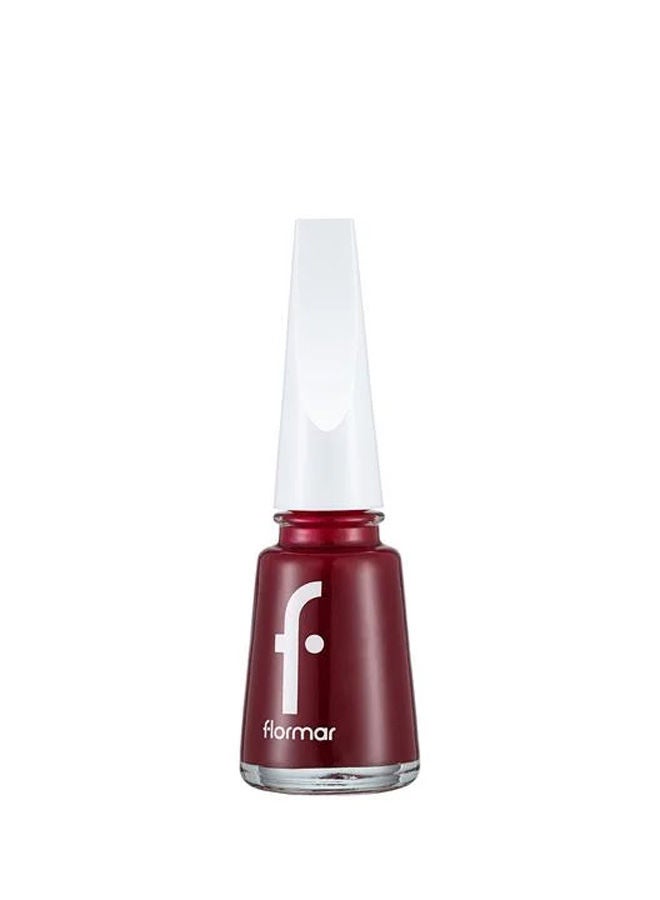 flormar Full Color Nail Enamel 385 Red Velvet New - Image 1