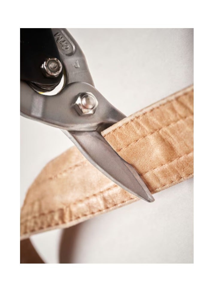 Stanley Aviation Snip Cutter – Heavy-Duty Straight Cutting Tool for Sheet Metal, Stainless Steel, and Aluminum, Precision Cutting Blades with Ergonomic Grip for Comfort and Control, Durable Construction - Image 4