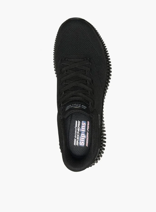 SKECHERS Men Bobs Geo Lite Slip-On Sports Shoes