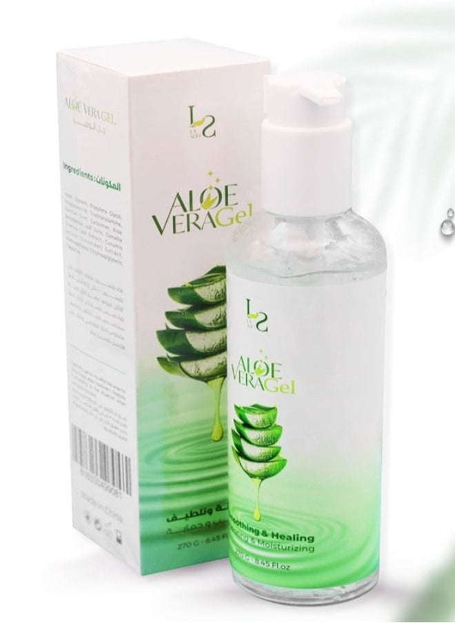 Aloe Vera Lotion With Natural Ingredients, Smoothing, Moisturizing, After Laser