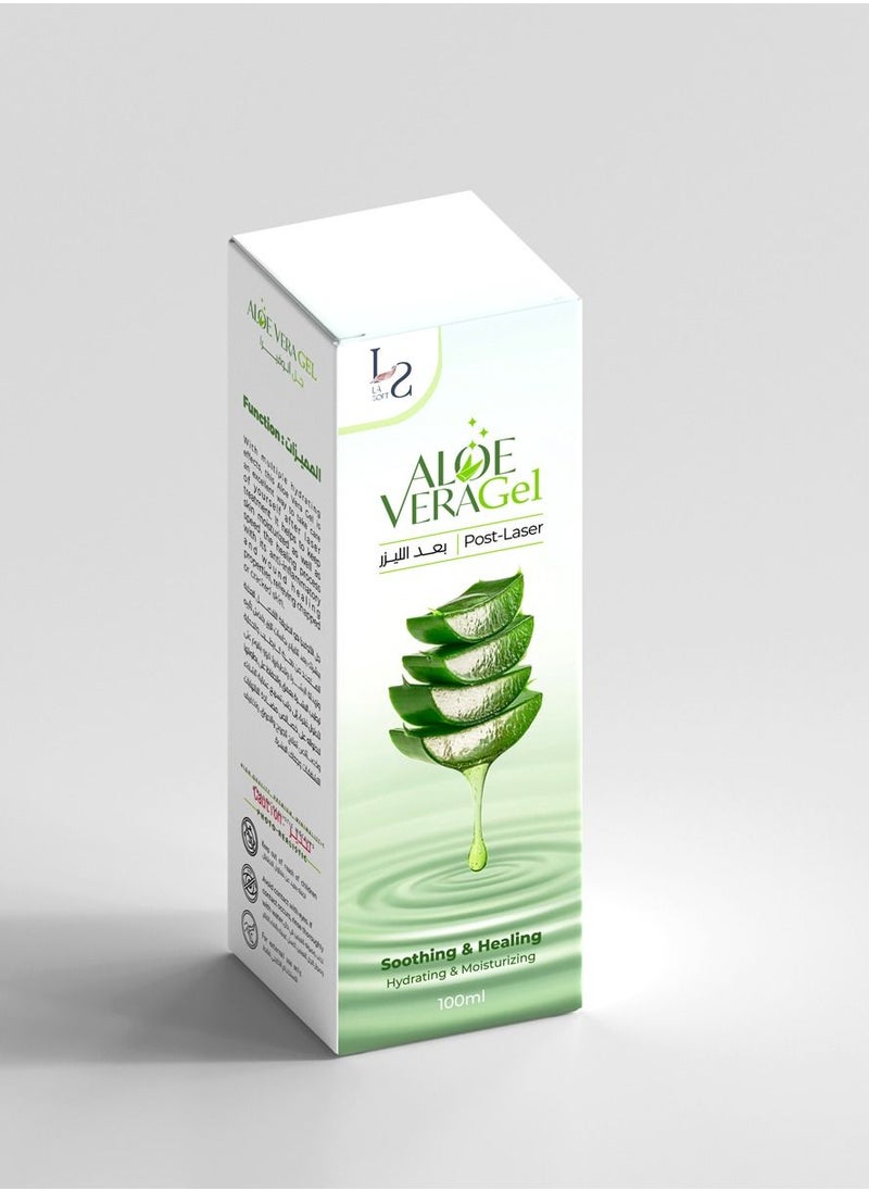 Aloe Vera Lotion With Natural Ingredients, Smoothing, Moisturizing, After Laser