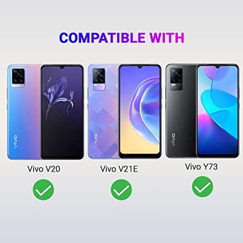 LIRAMARK Silicone Soft Back Cover Case for Vivo V20 / V21E / Y73 (Silicone Pink) - Image 2