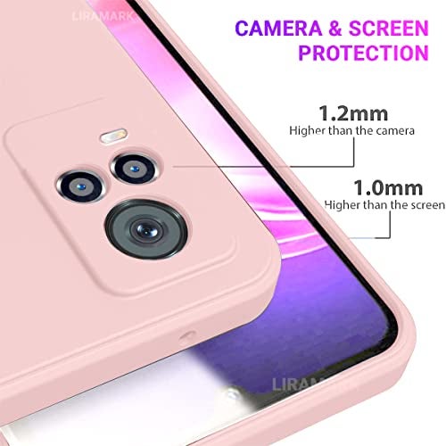 LIRAMARK Silicone Soft Back Cover Case for Vivo V20 / V21E / Y73 (Silicone Pink) - Image 3