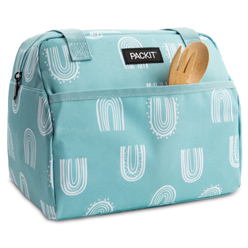 PackIt Freezable Hampton Lunch Bag, Desert Arch, Built with EcoFreeze Technology, Collapsible, Reusable, Zip Closure with Front Pocket and Shoulder Straps, Perfect for Tweens and Adults - Image 4