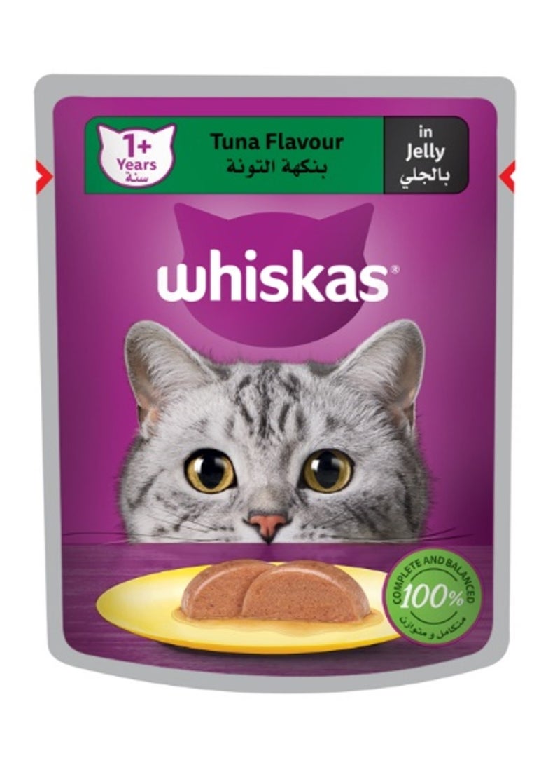 Whiskas طعام قطط رطب بنكهة التونة في جيلي - Image 1