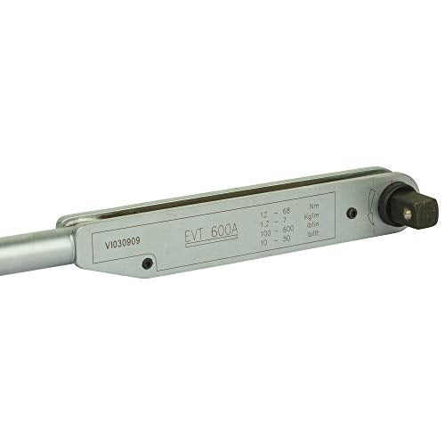 Britool Evt600A 1/2'' Square Drive Torque Wrench -12Nm To 68Nm, 1/2''-476Mm, Fixed Square - Image 3