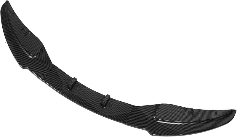 Front Bumper Spoiler, Aggressive Style High Strength ABS Bumper Splitter, Lip Kit with Easy Installation for 1 Series E88 LCI Standard Edition 2008 to 2011 (Carbon Fiber Style) - Image 4