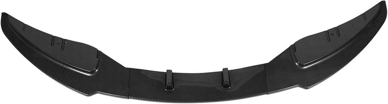 Front Bumper Spoiler, Aggressive Style High Strength ABS Bumper Splitter, Lip Kit with Easy Installation for 1 Series E88 LCI Standard Edition 2008 to 2011 (Carbon Fiber Style) - Image 1