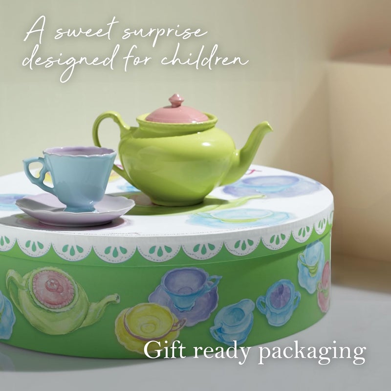 Rosanna Tea For Me, Too Children's Tea Set - Service for 4 in Bright Colors - Image 5