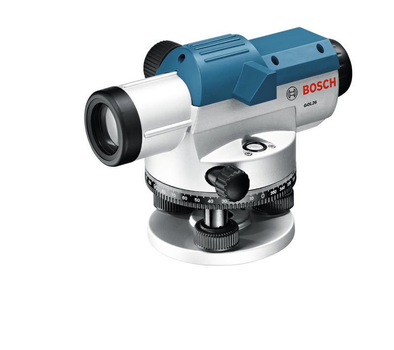 BOSCH GOL26 26X Automatic Optical Level, Includes Plumb Bob, Tool Kit, & Carrying Case - Image 1