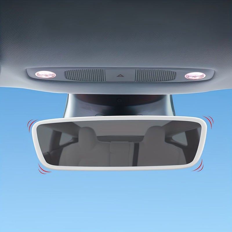 Silicone Protective Cover Set For Tesla Model Y 3 Pink - Image 5