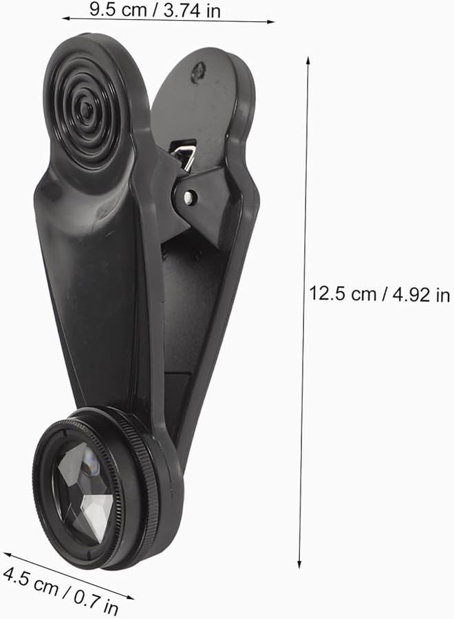 Smartphone Camera Lens Kit Fisheye Macro Wide Angle Telephoto For Nature Landscapes Black - Image 3