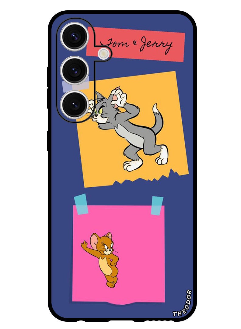 Theodor Protective Case Anti Scratch Shock Proof Bumper Cover For Samsung Galaxy S24 Plus Tom & Jerry - Image 1