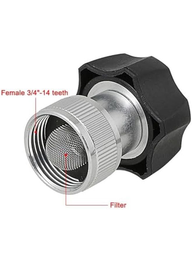 6 Pcs Aluminum Quick Connector 3 4 Inch Garden Hose Adapter For Electric Pressure Washer - Image 4