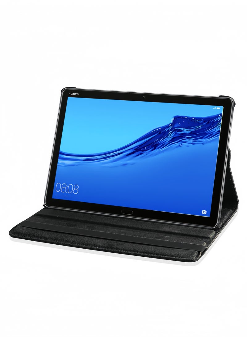 غطاء الوجه الواقي لـ Huawei MediaPad M5 Lite 10.1 بوصة ، أسود (مع قلم السعة مزدوج الرأسين) - Image 5