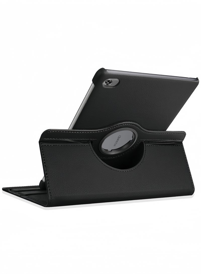 غطاء الوجه الواقي لـ Huawei MediaPad M5 Lite 10.1 بوصة ، أسود (مع قلم السعة مزدوج الرأسين) - Image 4