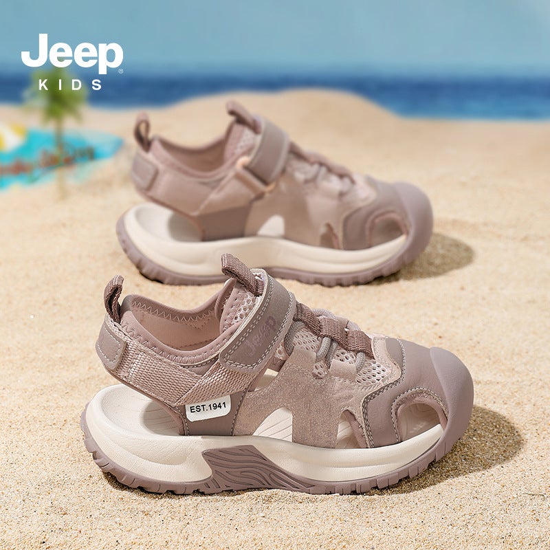 Jeep Boys' 2025 Sandals Soft Sole Lightweight Comfortable Casual Shoes Wear-Resistant Versatile Children'S Water Shoes - Image 5