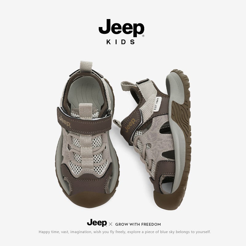 Jeep Boys' 2025 Sandals Soft Sole Lightweight Comfortable Casual Shoes Wear-Resistant Versatile Children'S Water Shoes - Image 3
