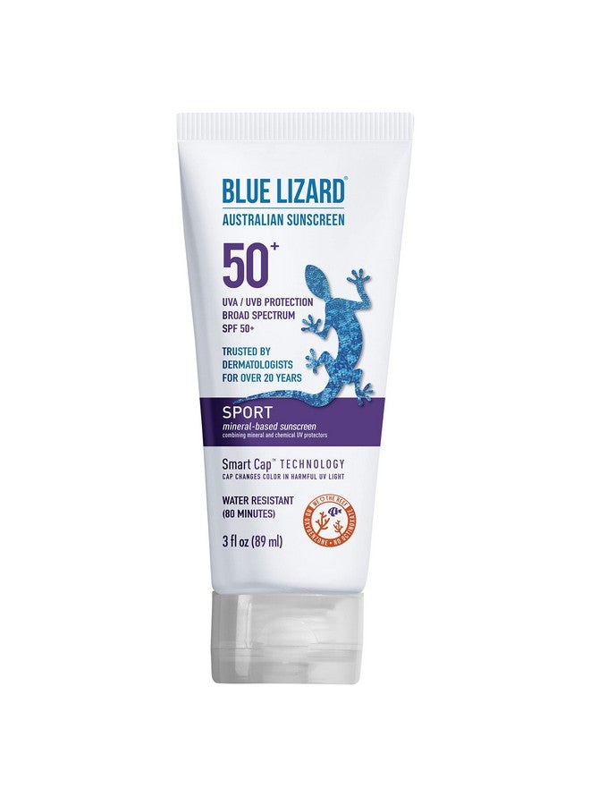 BLUE LIZARD Sport Mineral-Based Sunscreen Lotion - SPF 50+ - 3 oz - Image 1