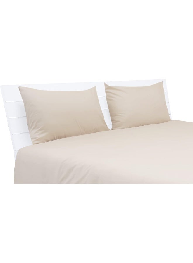 Hotel Linen Klub 2-Piece Pillow Covers - Luxurious 180 Thread Count 100% Cotton Dyed Percale - Image 4