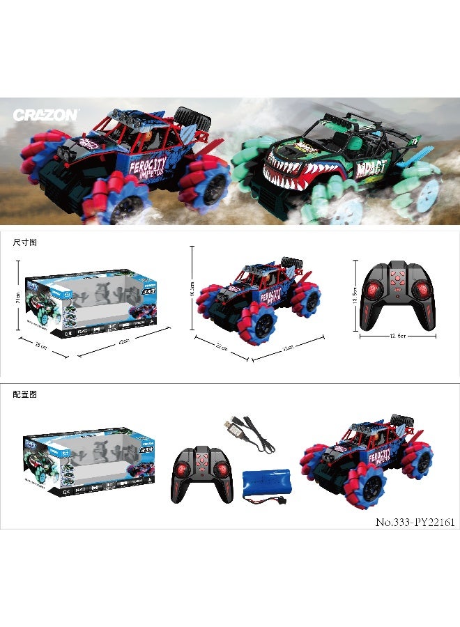 Crazon 2.4G 4Wd High Speed Drfit Off-Rode – Remote Control Toy for Kids Ages 6+ - Image 3
